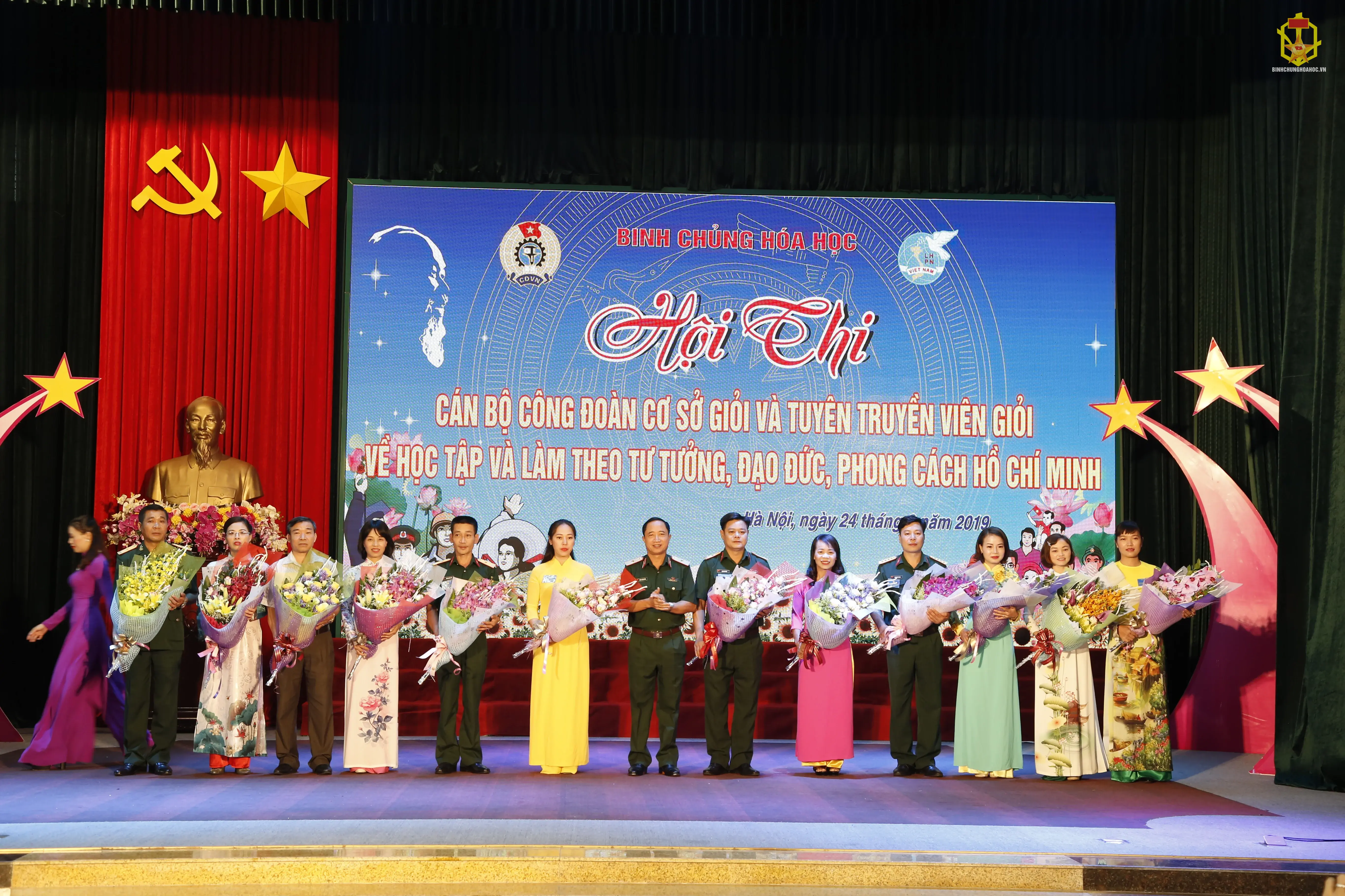 Công đoàn, Phụ nữ Nhà máy X61 tham gia Hội thi Cán bộ công đoàn giỏi và tuyên truyền viên giỏi về học tập và làm theo tư tưởng, đạo đức, phong cách Hồ Chí Minh cấp Binh chủng năm 2019