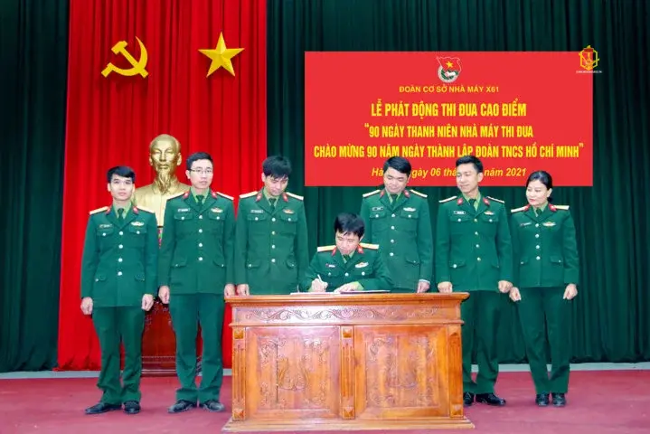 CÁC TỔ CHỨC QUẦN CHÚNG NHÀ MÁY X61 TÍCH CỰC TỔ CHỨC CÁC HOẠT ĐỘNG CHÀO MỪNG CÁC NGÀY LỄ KỶ NIỆM