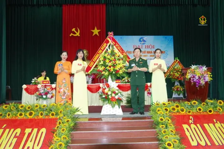 HỘI PHỤ NỮ CƠ SỞ NHÀ MÁY X61 TỔ CHỨC ĐẠI HỘI LẦN THỨ VIII NHIỆM KỲ 2021-2026